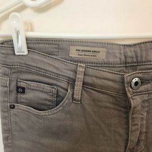 AG gray wash jeans